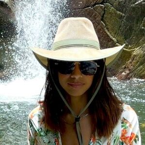 PANAMA JACK Seven Seas Safari Hat Fossil Medium Mesh Crown UPF 50+ Protection